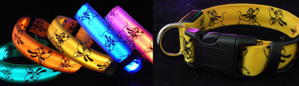 Coleira com led Pluto - Unidade