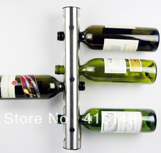 PORTA GARRAFA VINHOS AÇO 8 UNIDADES