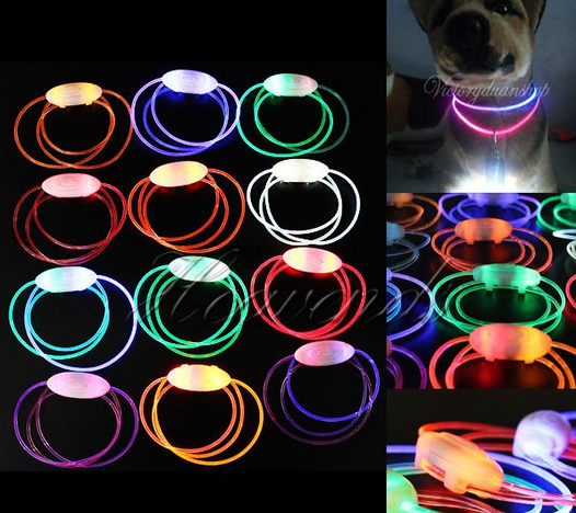 Coleira Fina com led - Unidade
