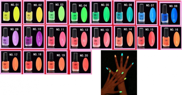Esmalte Fluorescente - 2 unidades