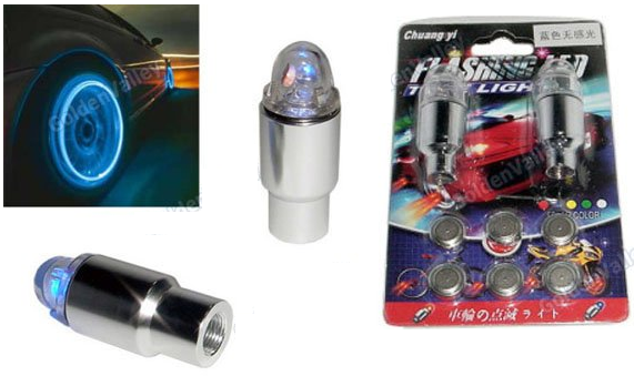 Pino Led Azul - 4 unidades