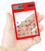 Calculadora Transparente Mini - 2 unidades