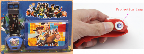 Toy Story c/ projetor + carteira - Unidade