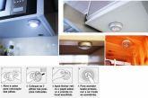 Luminária Toque 3 leds - Unidade
